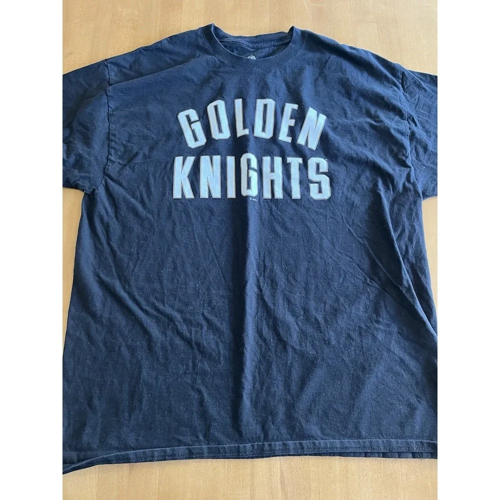 Golden Knights Short‎ Sleeve T-Shirt Men's Sz 2XL Black Gold